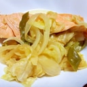 鮭と野菜の味噌マヨ焼き